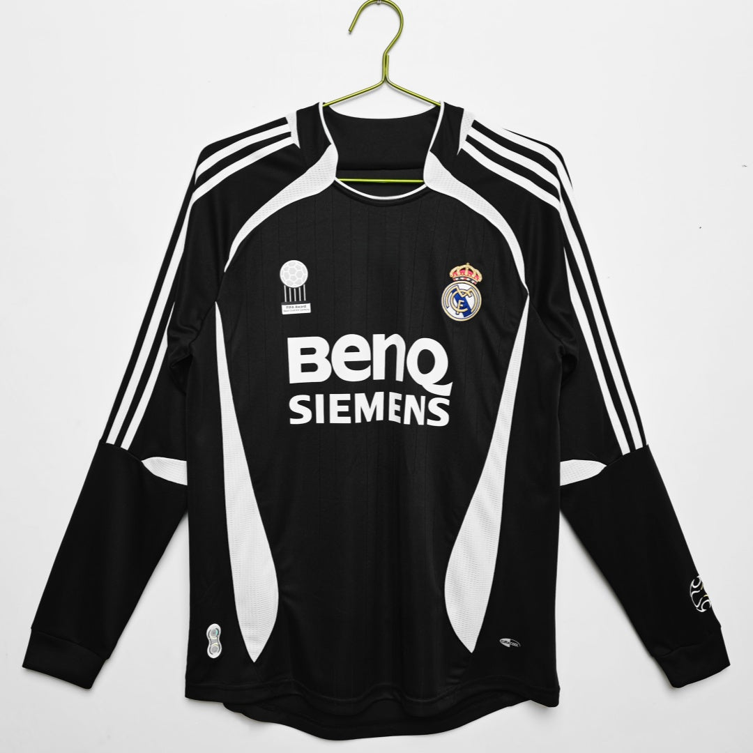 2006-2007 Maillot Retro Real Madrid Third Manches Longues
