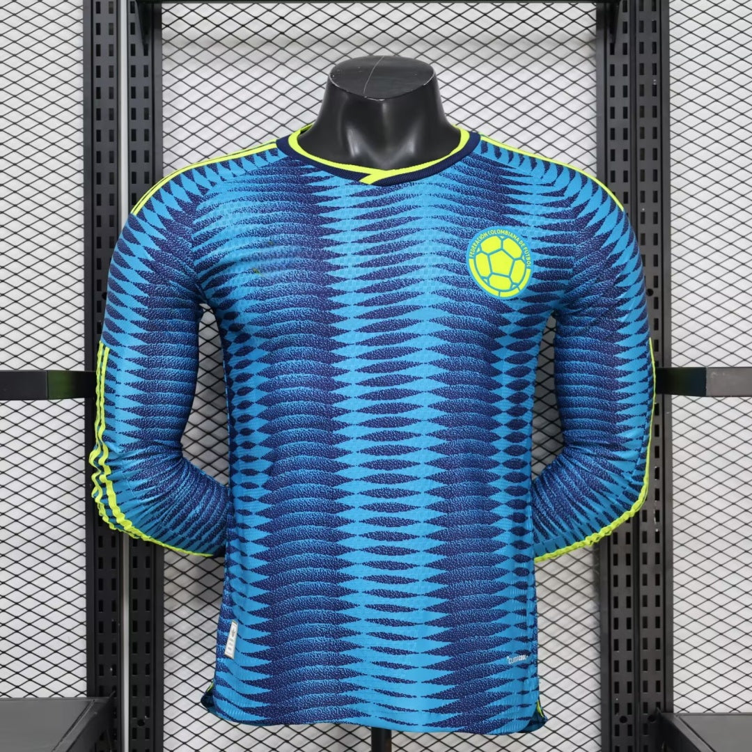 Maillot 2026 Colombie Extérieur player Manches Longues