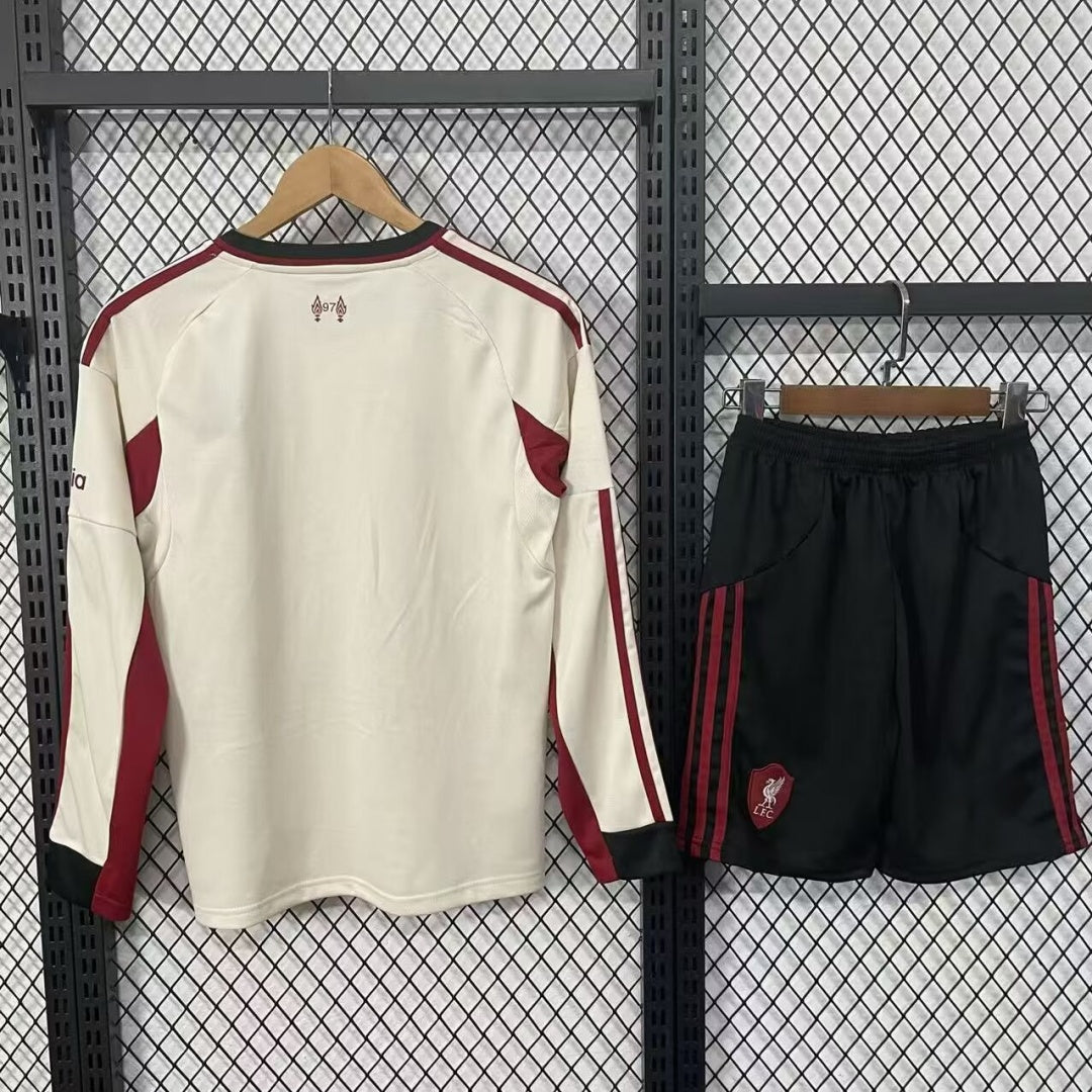 Ensemble 25/26 Liverpool Extérieur Adult Manches Longues