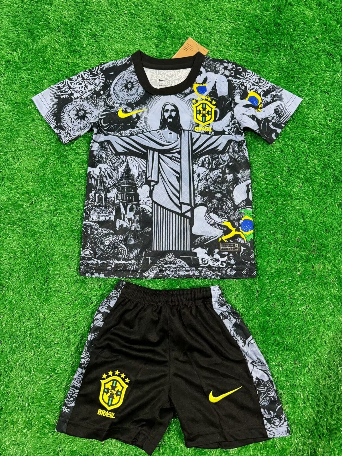 24/25 Ensemble Enfant Brésil Noir Spécial - L'Univers du Maillot