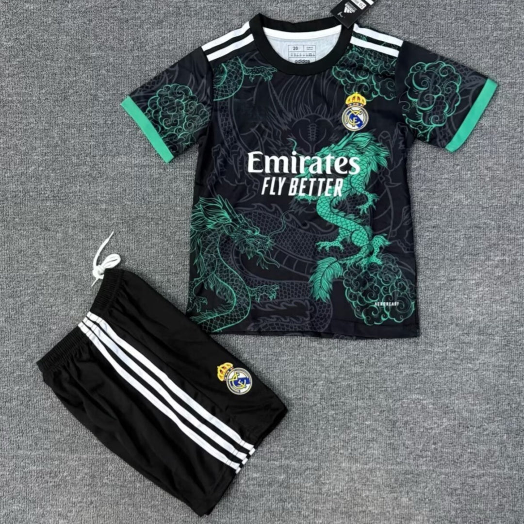 25/26 Ensemble Enfant Real Madrid Spécial green dragon