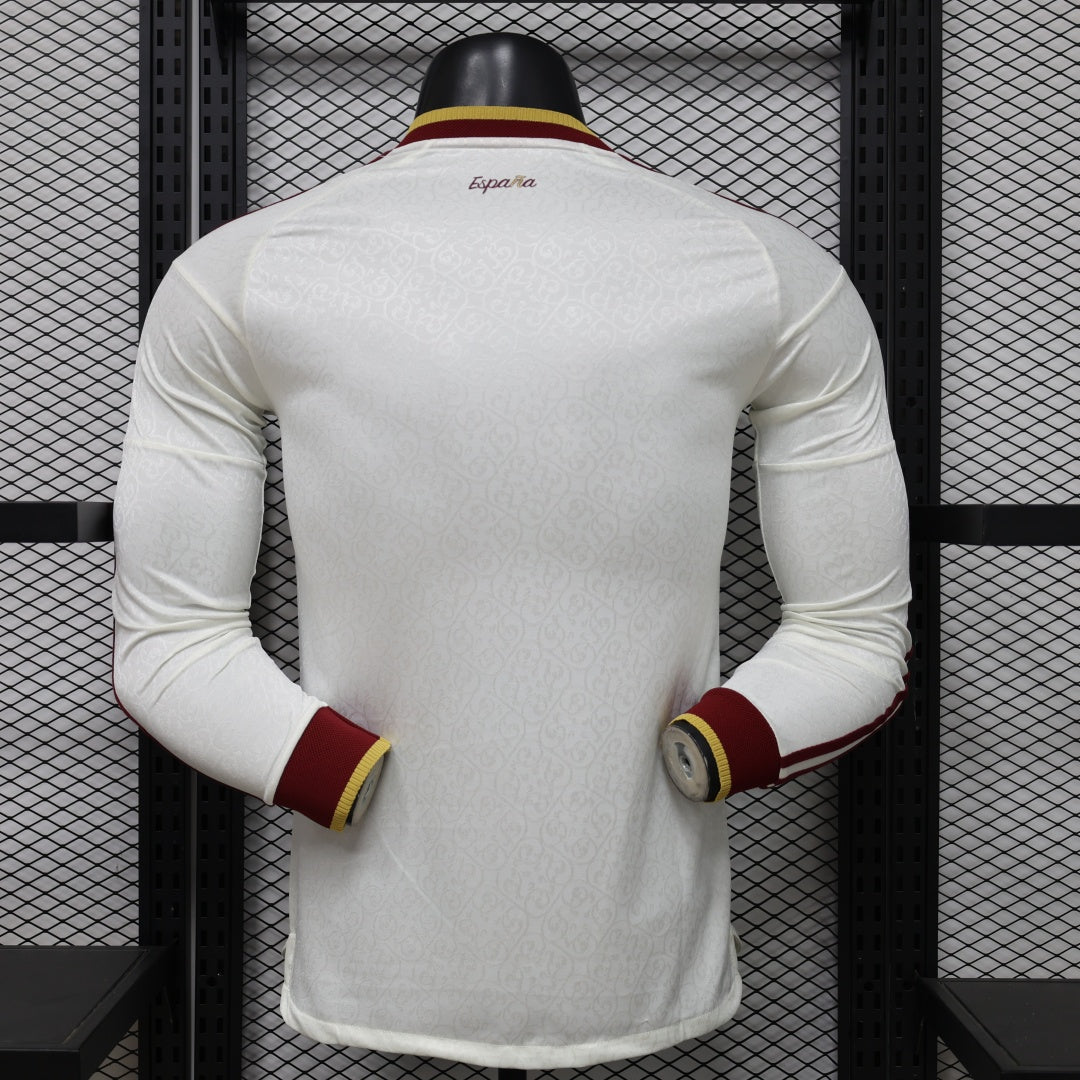 Maillot 2026 Espagne Extérieur player Manches Longues