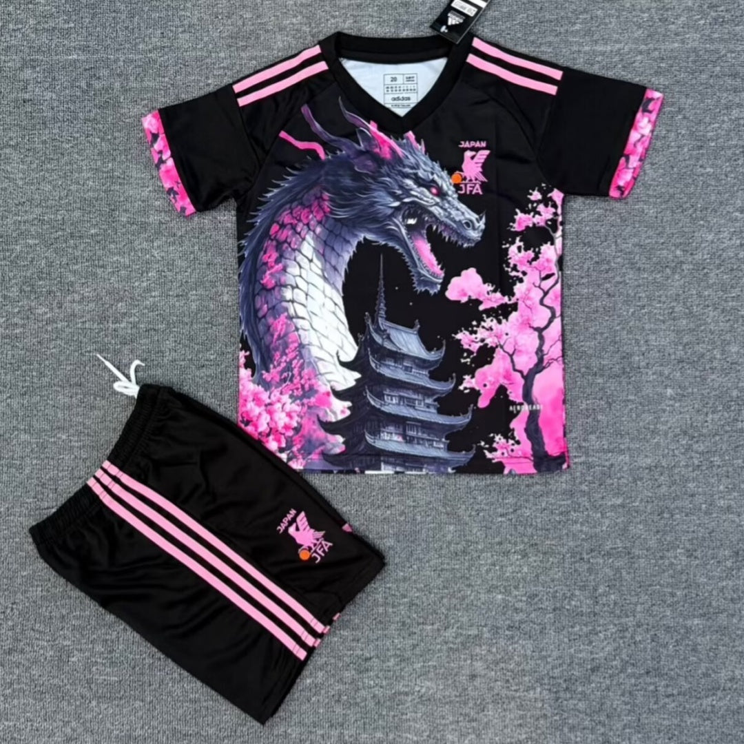 25/26 Ensemble Enfant Japon Spécial rose dragon