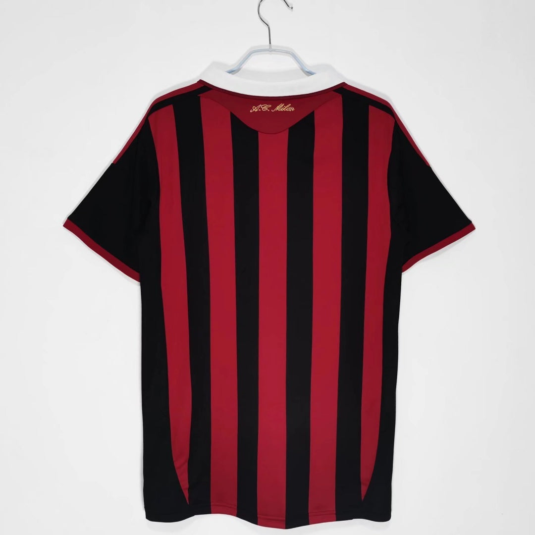 2009- 2010 Maillot AC Milan Domicile Rétro