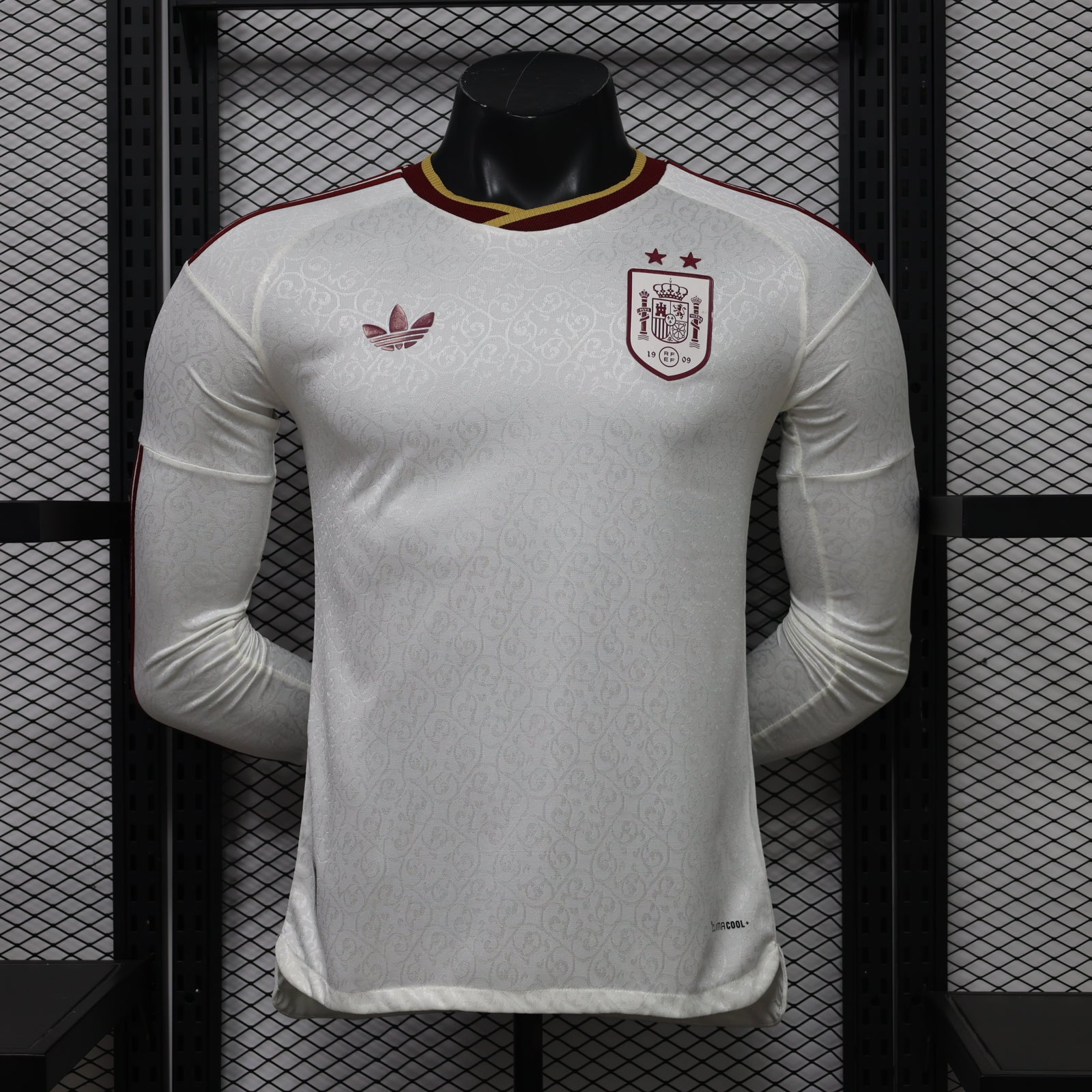Maillot 2026 Espagne Extérieur player Manches Longues