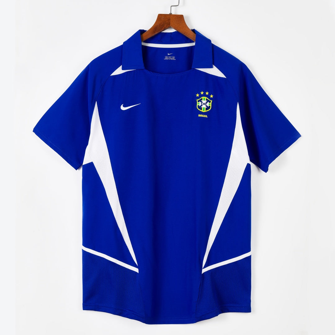 2002 Maillot Brésil Extérieur Rétro