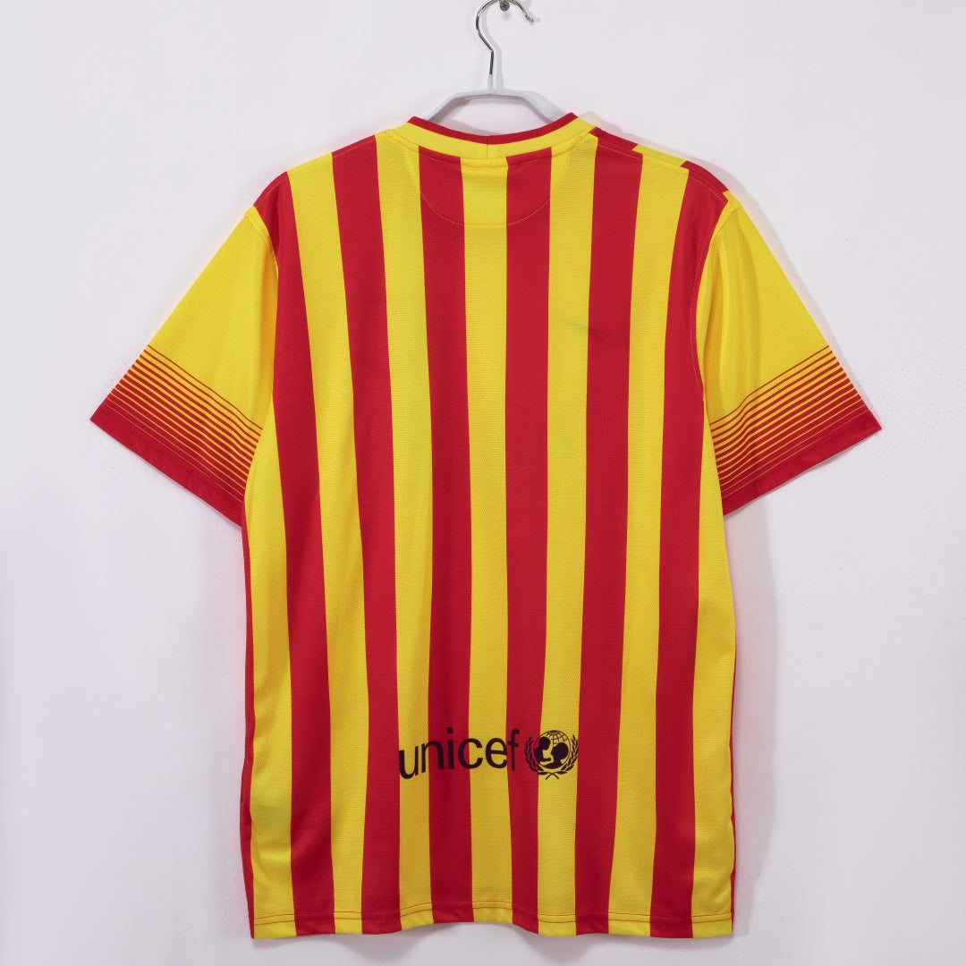 2013-2014 Maillot Barcelone Extérieur Rétro