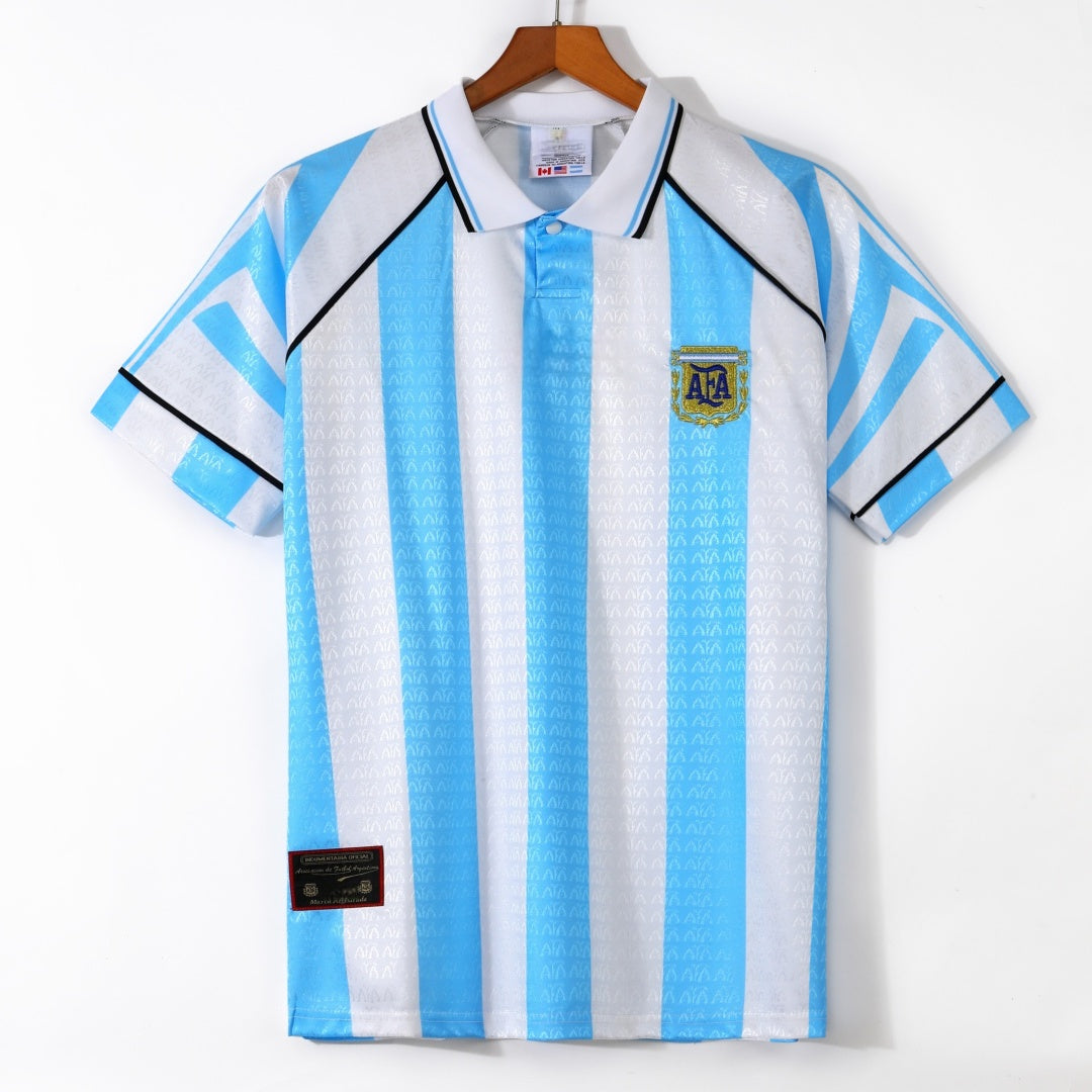 1996-1997 Maillot Argentine Domicile Retro
