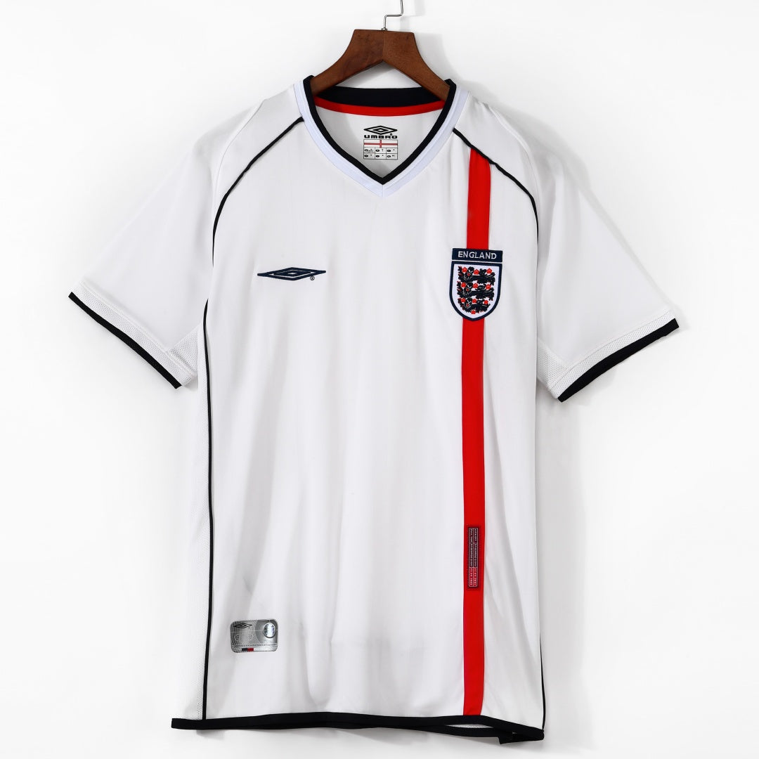 2001-2003 Maillot England Domicile Retro