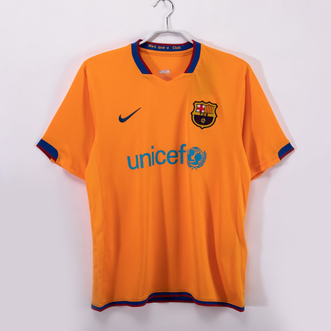 2006-2007 Maillot Barcelone Extérieur Rétro