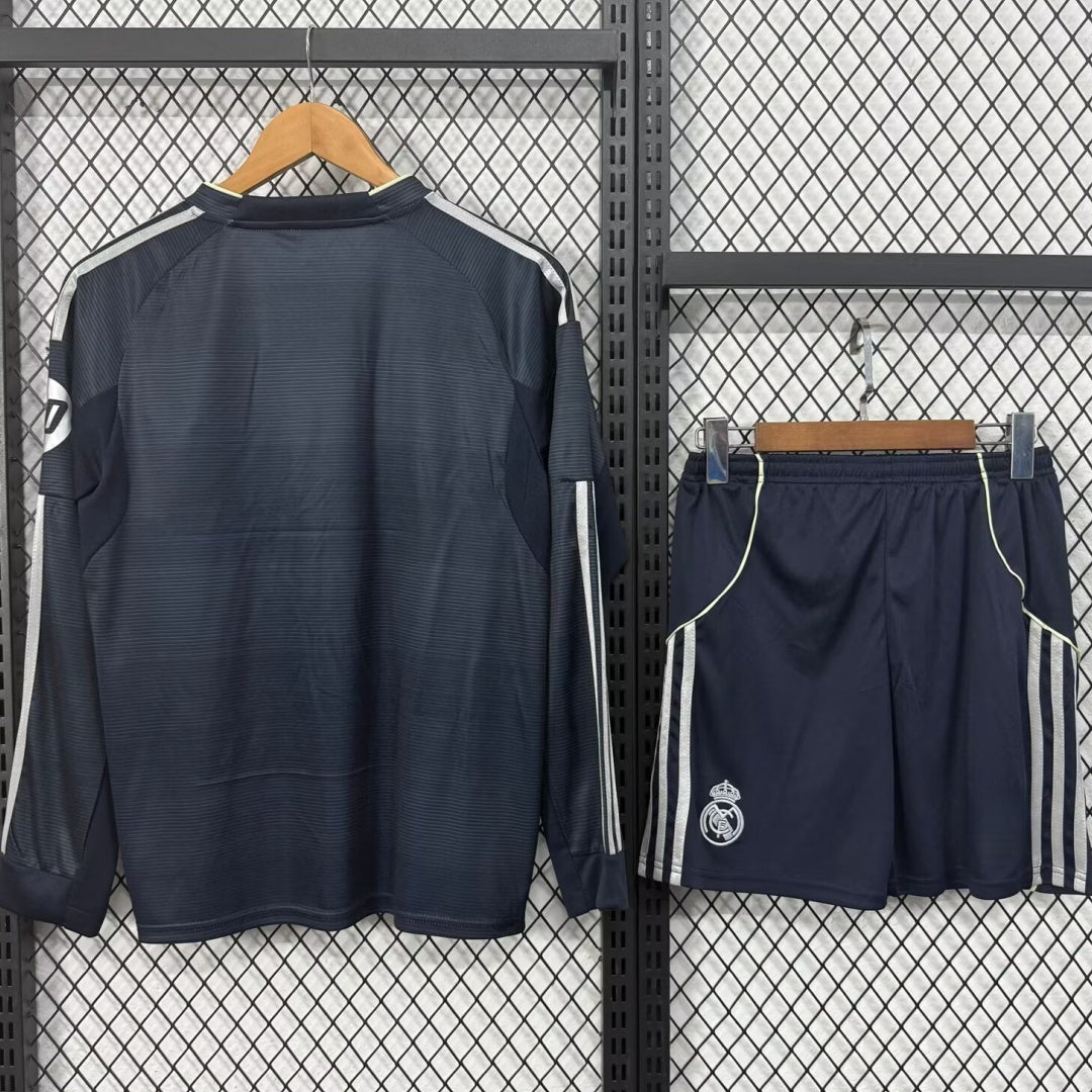 Ensemble 25/26 Real Madrid Extérieur Adult Manches Longues