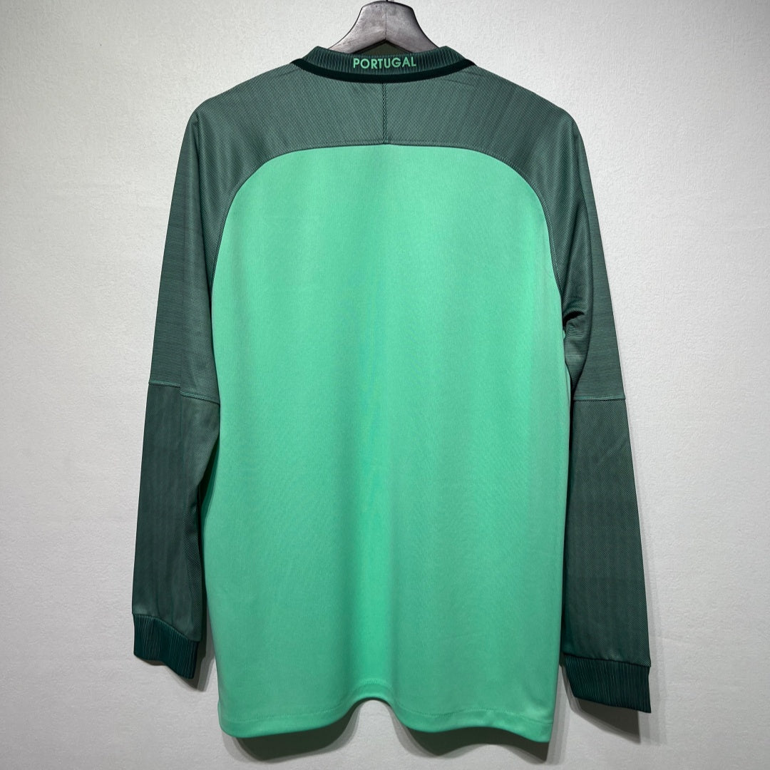 2016 Portugal Extérieur maillot Retro Manches Longues