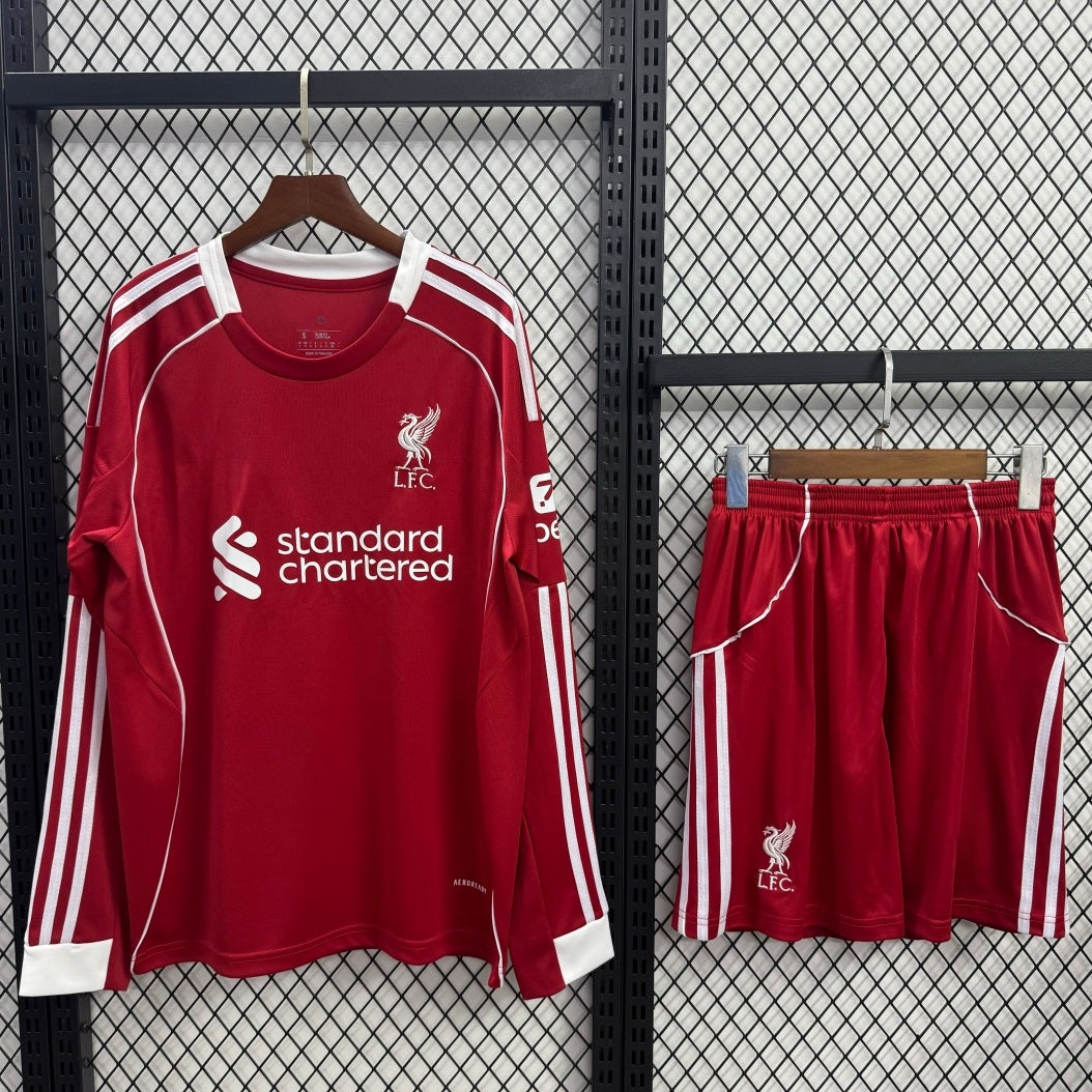 Ensemble 25/26 Liverpool Domicile Adult Manches Longues