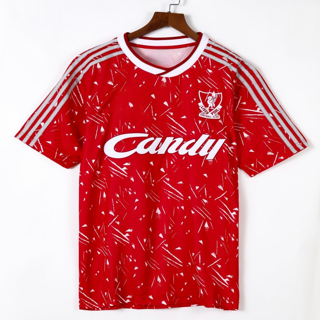 1989-1991 Maillot Liverpool Domicile Retro