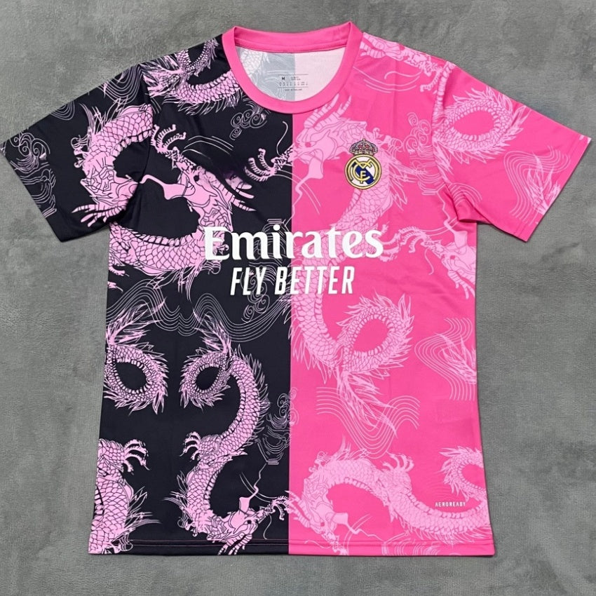 Maillot 25/26 Real Madrid Spécial style dragon rose