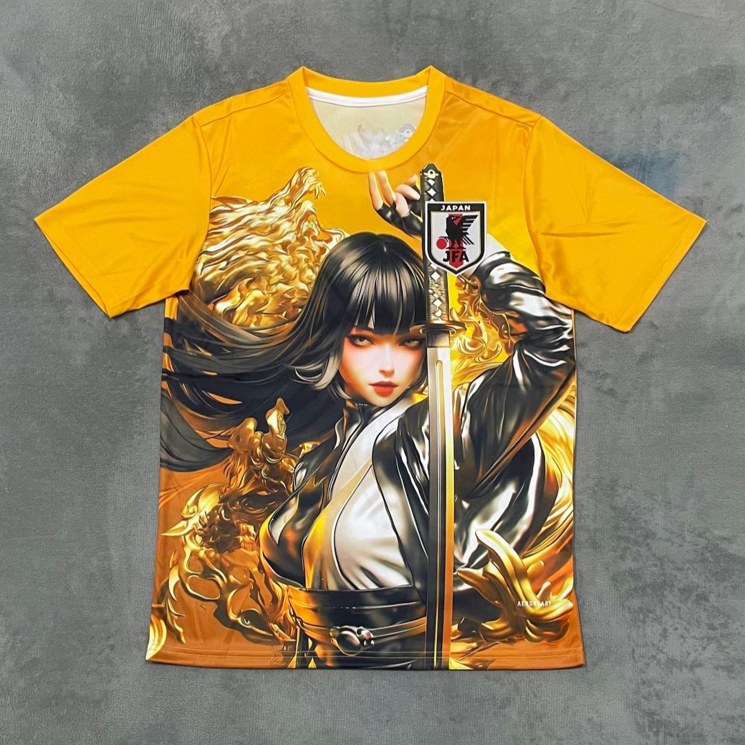 Maillot 25/26 japan anime Spécial yellow