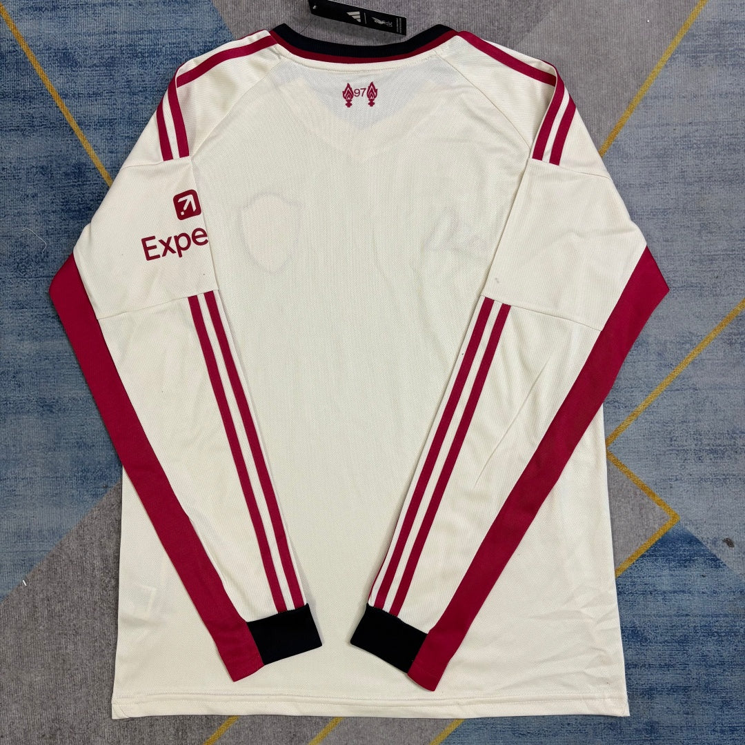 Maillot 25/26 Maillot Liverpool Extérieur Manches Longues
