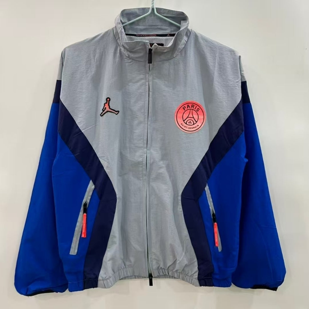 Veste coupe-vent réversible PSG gray