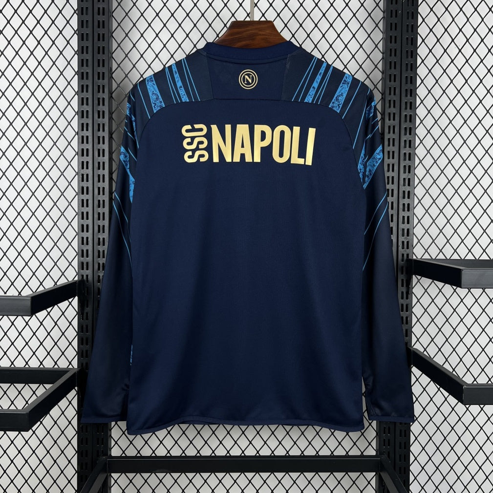 Maillot 25/26 Naples training blue Manches Longues