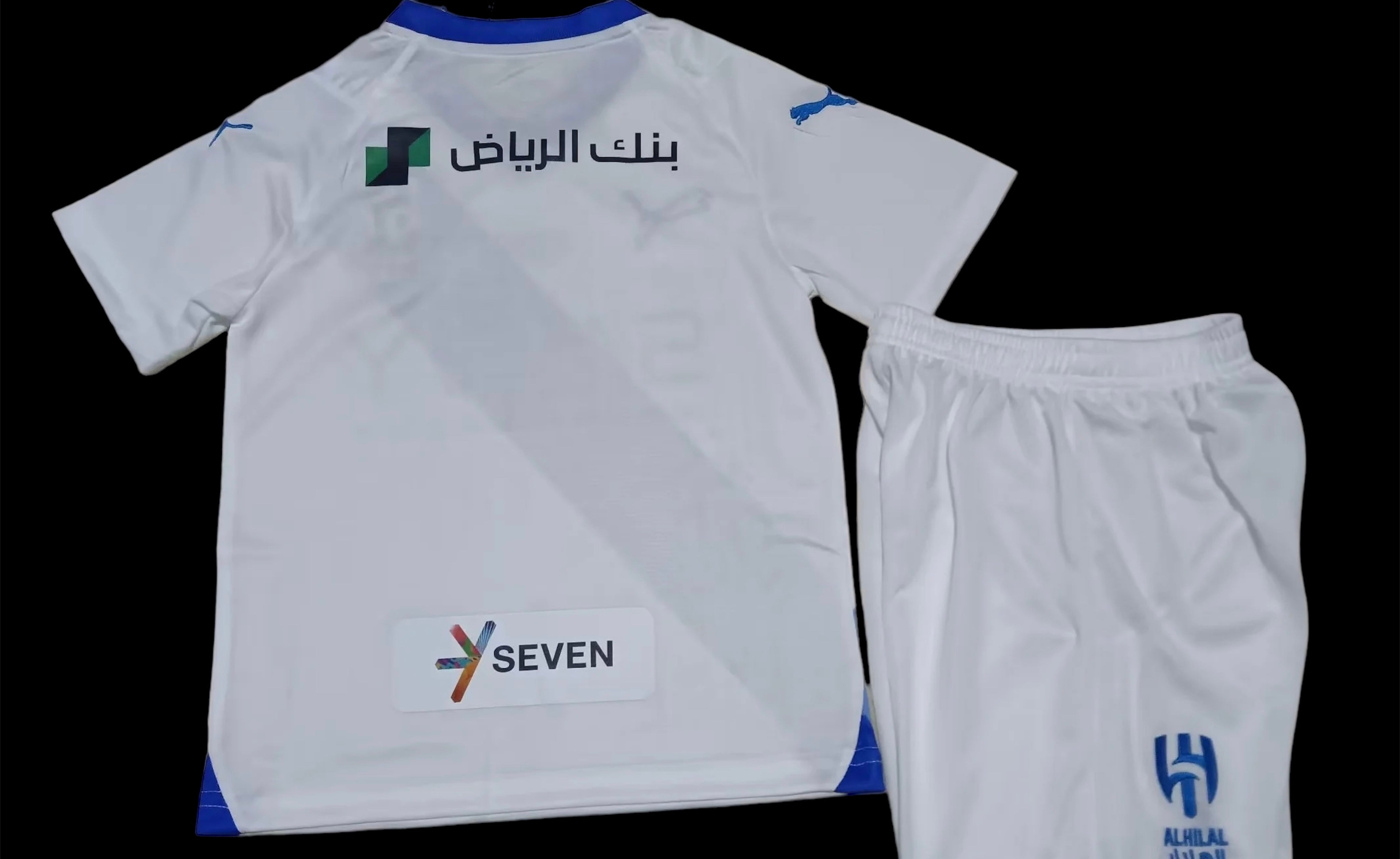 Arabie Saoudite Al-Hilal maillot Extérieur ensemble Enfant 2023 2024 - L'Univers du Maillot