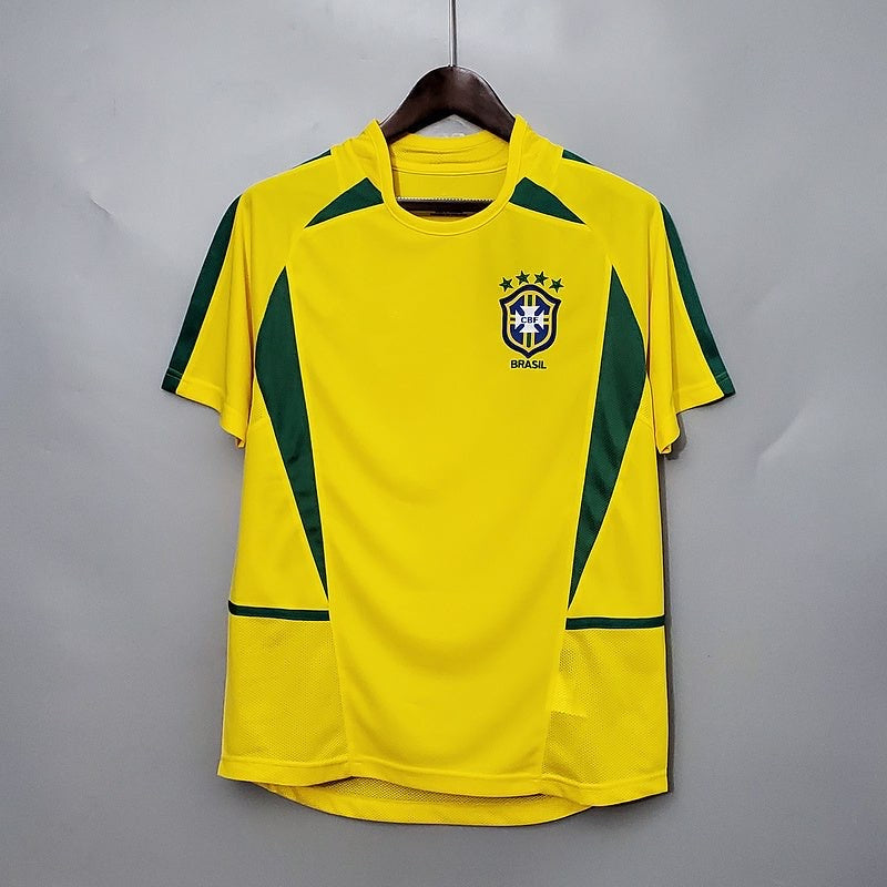 Brésil maillot Domicile Retro 2002 - L'Univers du Maillot
