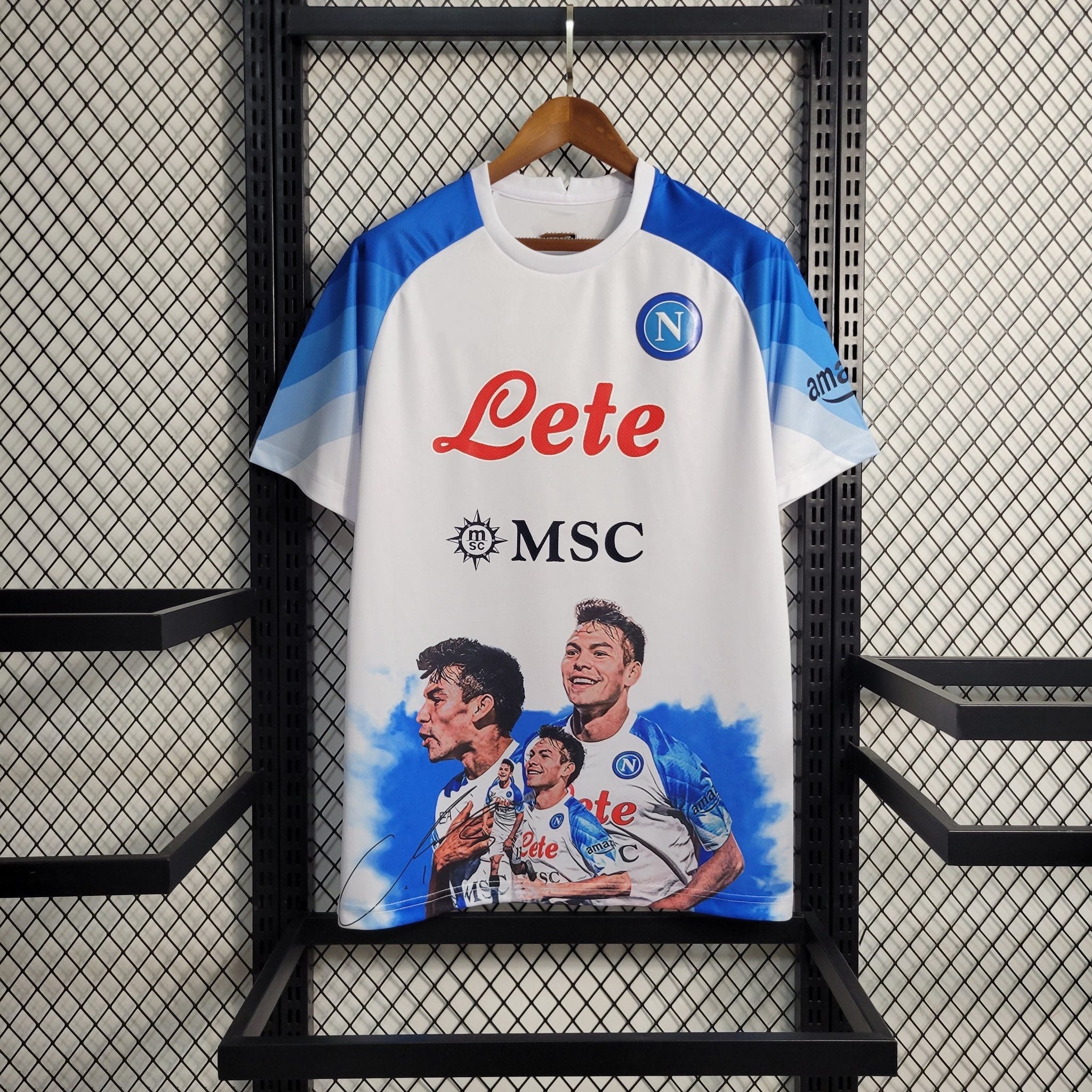 Naples maillot Édition Champions Blanc 2023 2024 - L'Univers du Maillot