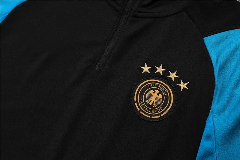 Ensemble Allemagne Noir-Bleu 2023 2024 - L'Univers du Maillot