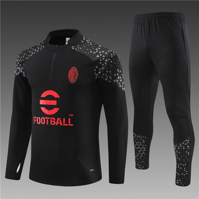 Ensemble AC Milan Noir 2023 2024 - L'Univers du Maillot