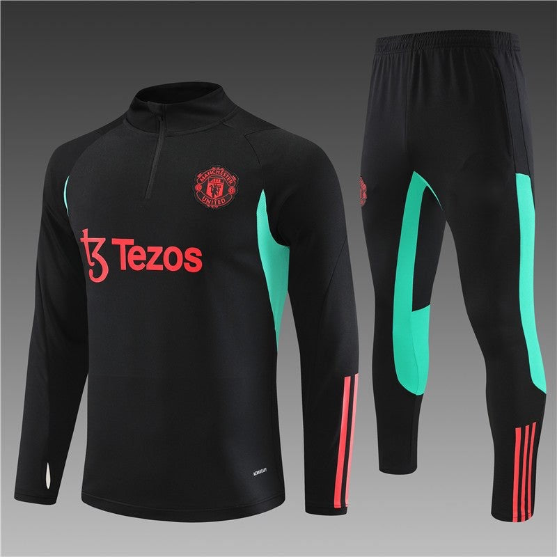 Ensemble Manchester United Noir-Rouge 2023 2024 - L'Univers du Maillot