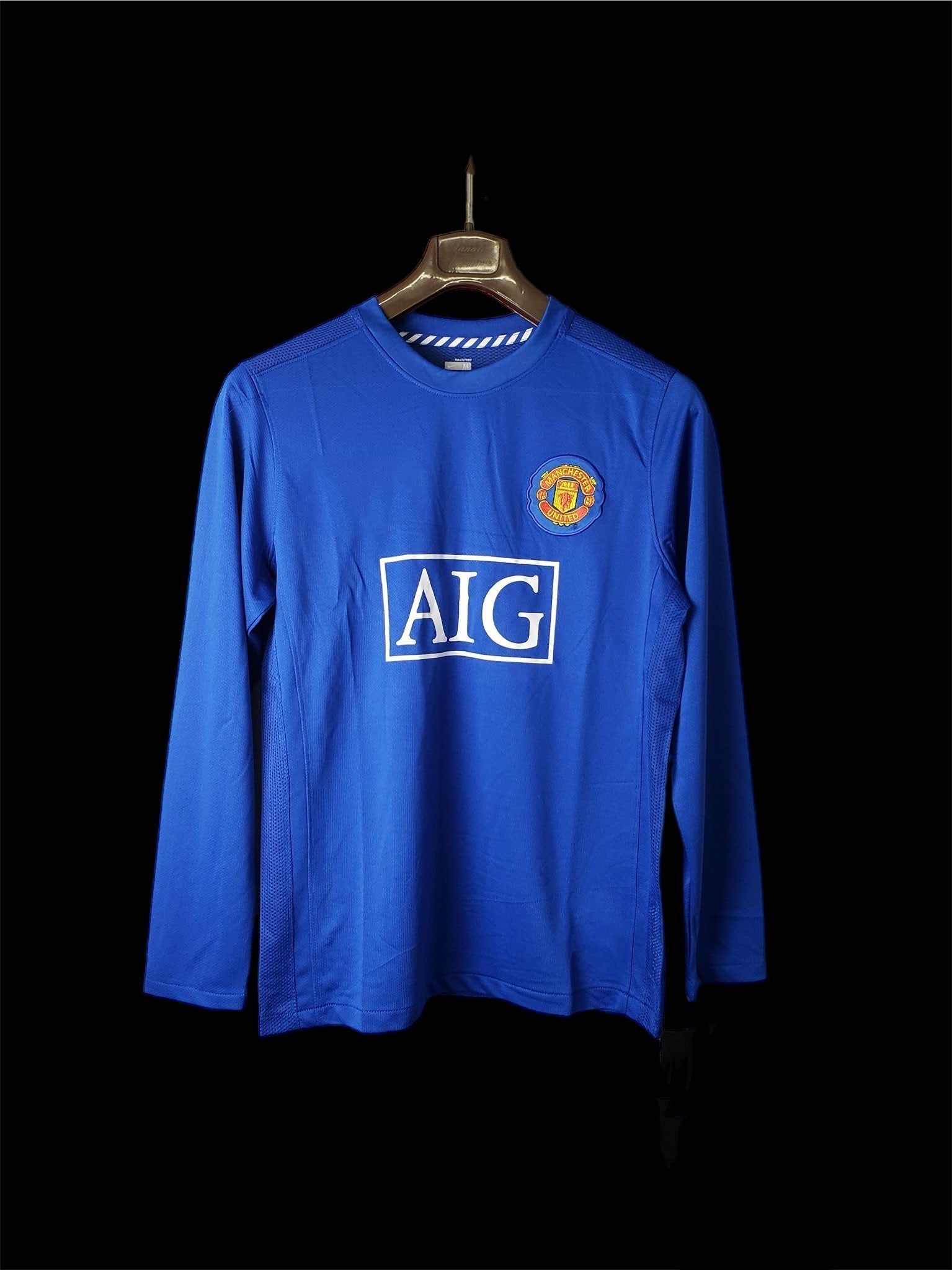 Manchester United maillot third Rétro Manches Longues 2007 2008 - L'Univers du Maillot