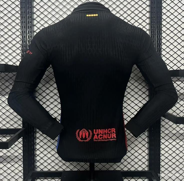 Maillot 24/25 Barcelone Noir Manches Longues - L'Univers du Maillot