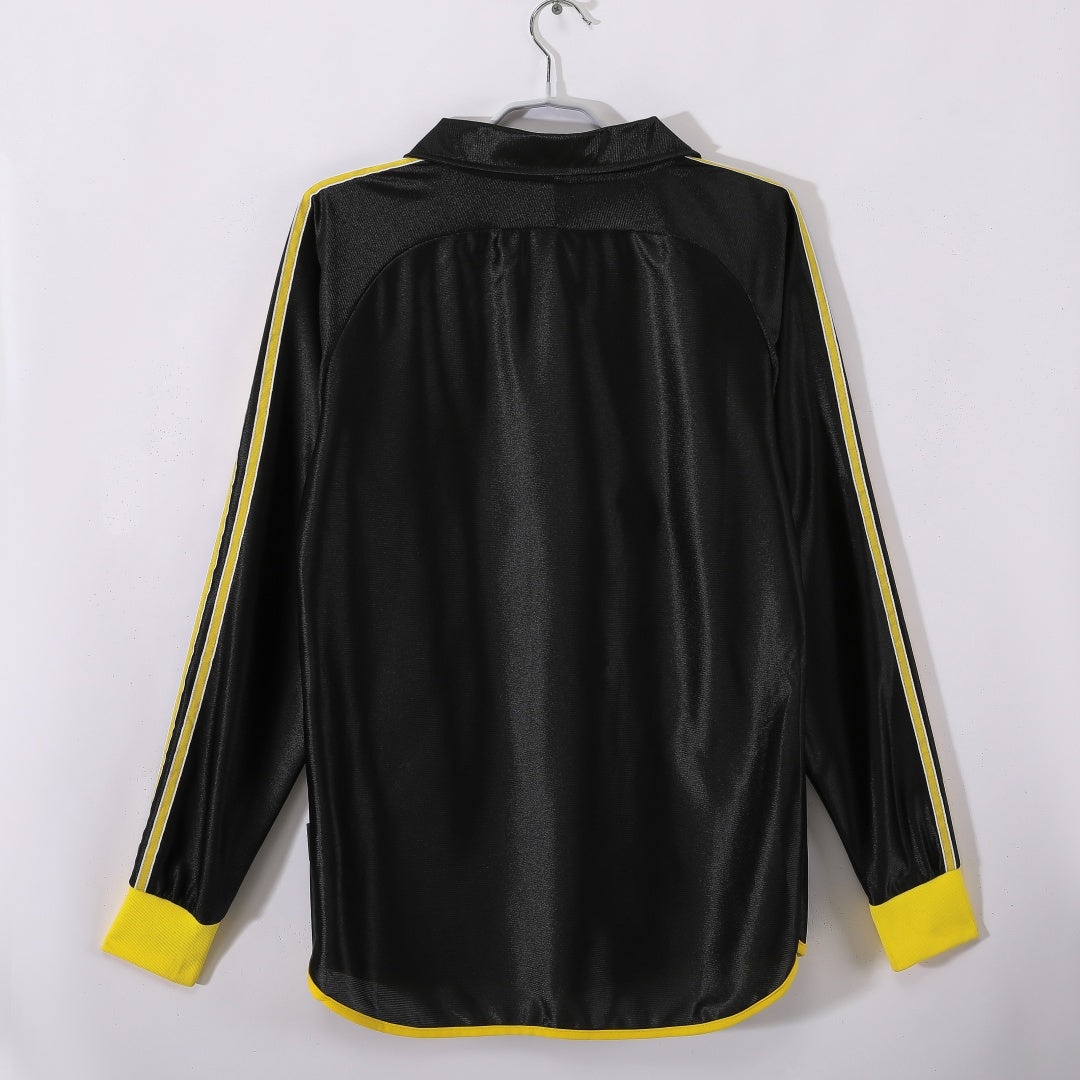 1999-2001 Maillot Retro Real Madrid Extérieur Manches Longues