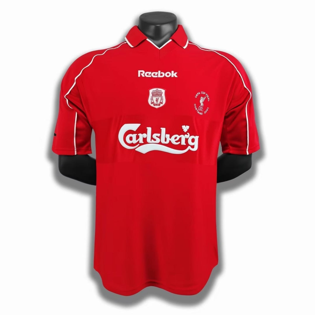 2000-2001 Maillot Liverpool Domicile Retro