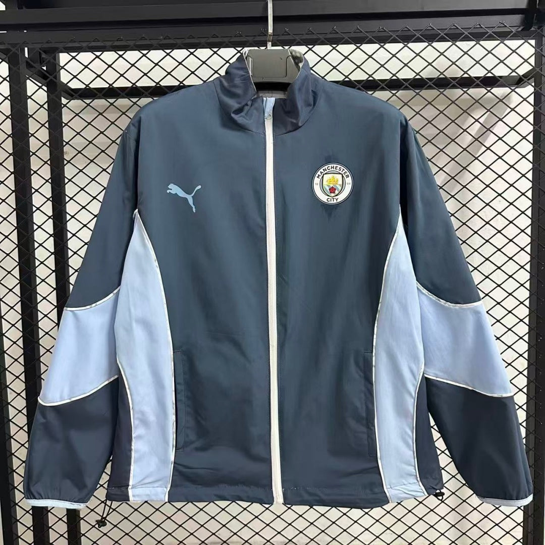 Veste coupe-vent réversible Manchester City S1058