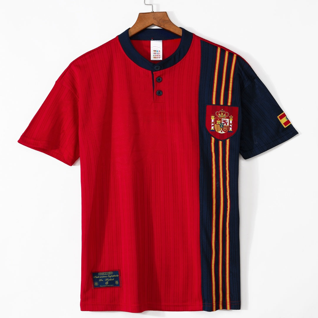 1996 Maillot Espagne Domicile Retro