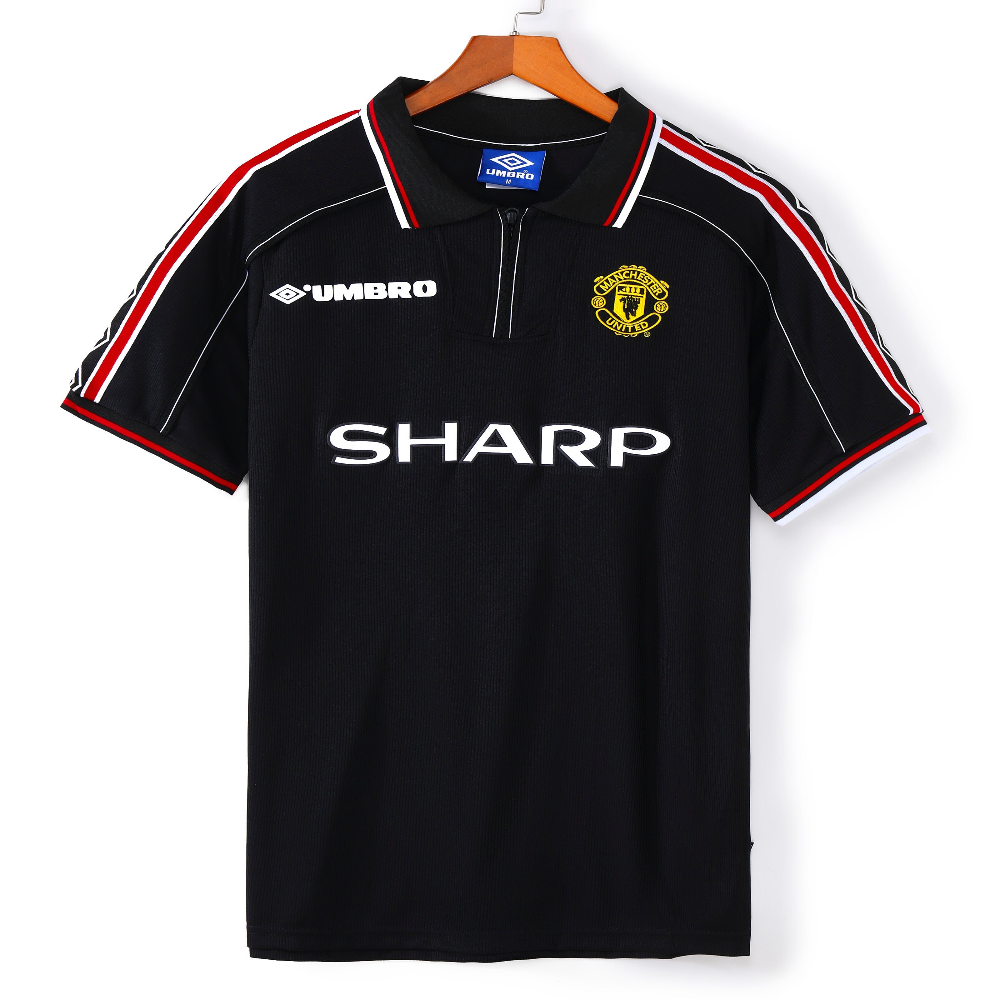 1998-1999 Manchester United Extérieur maillot Retro