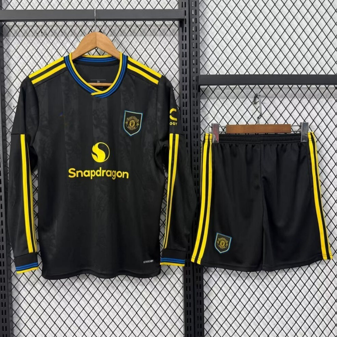 Ensemble 25/26 Manchester United Third Adult Manches Longues
