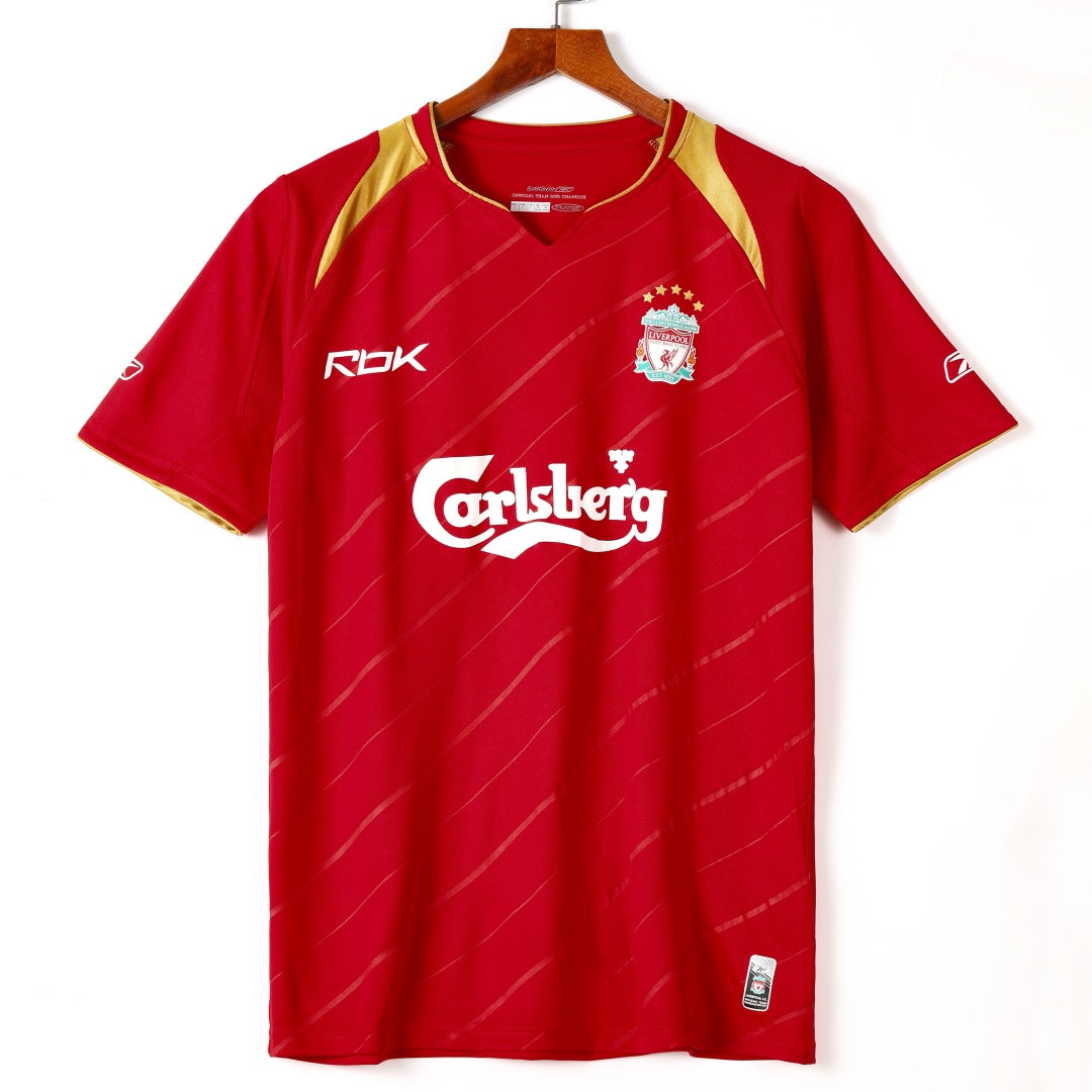 2005-2006 Maillot Liverpool Domicile Retro