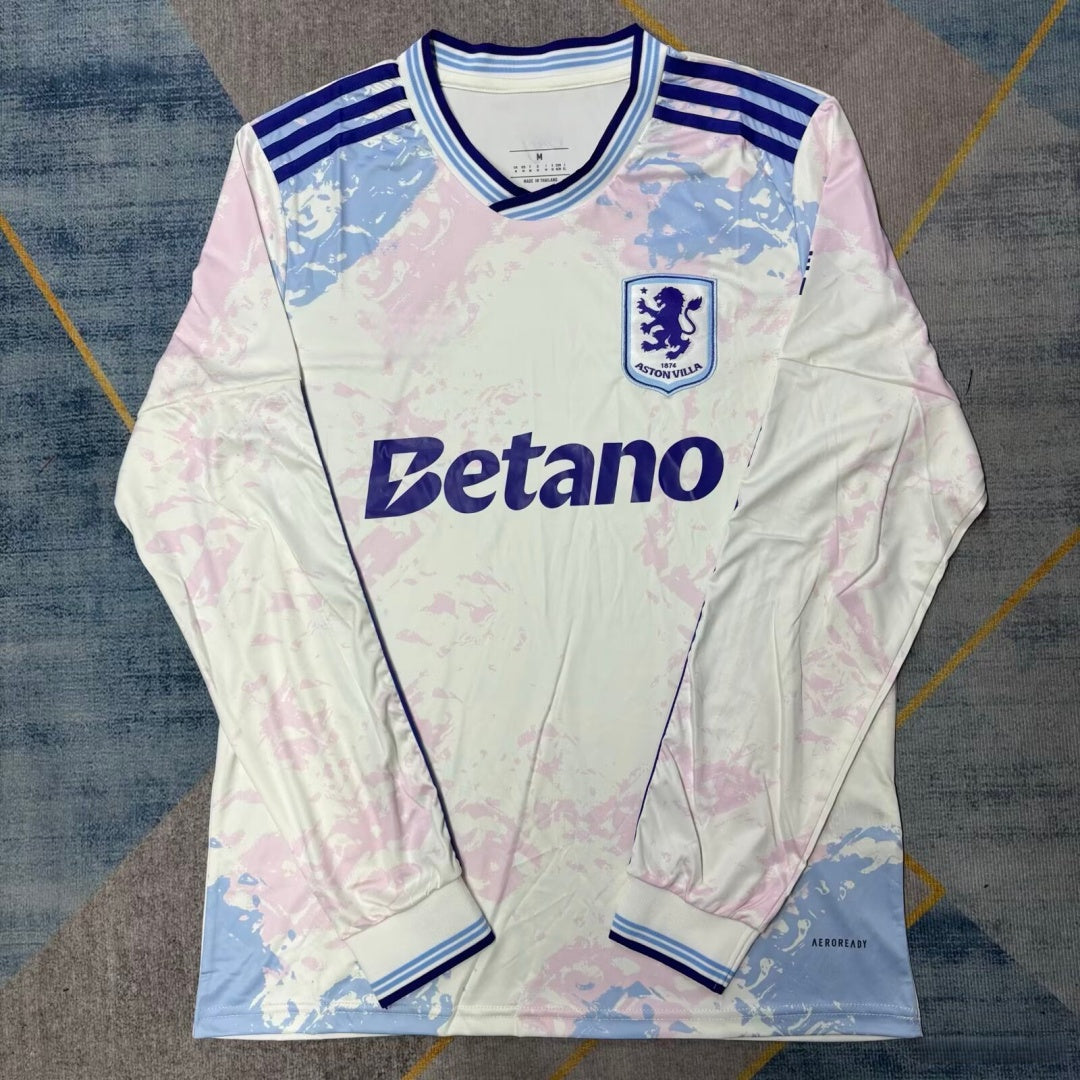 Maillot 25/26 Aston Villa Manches Longues