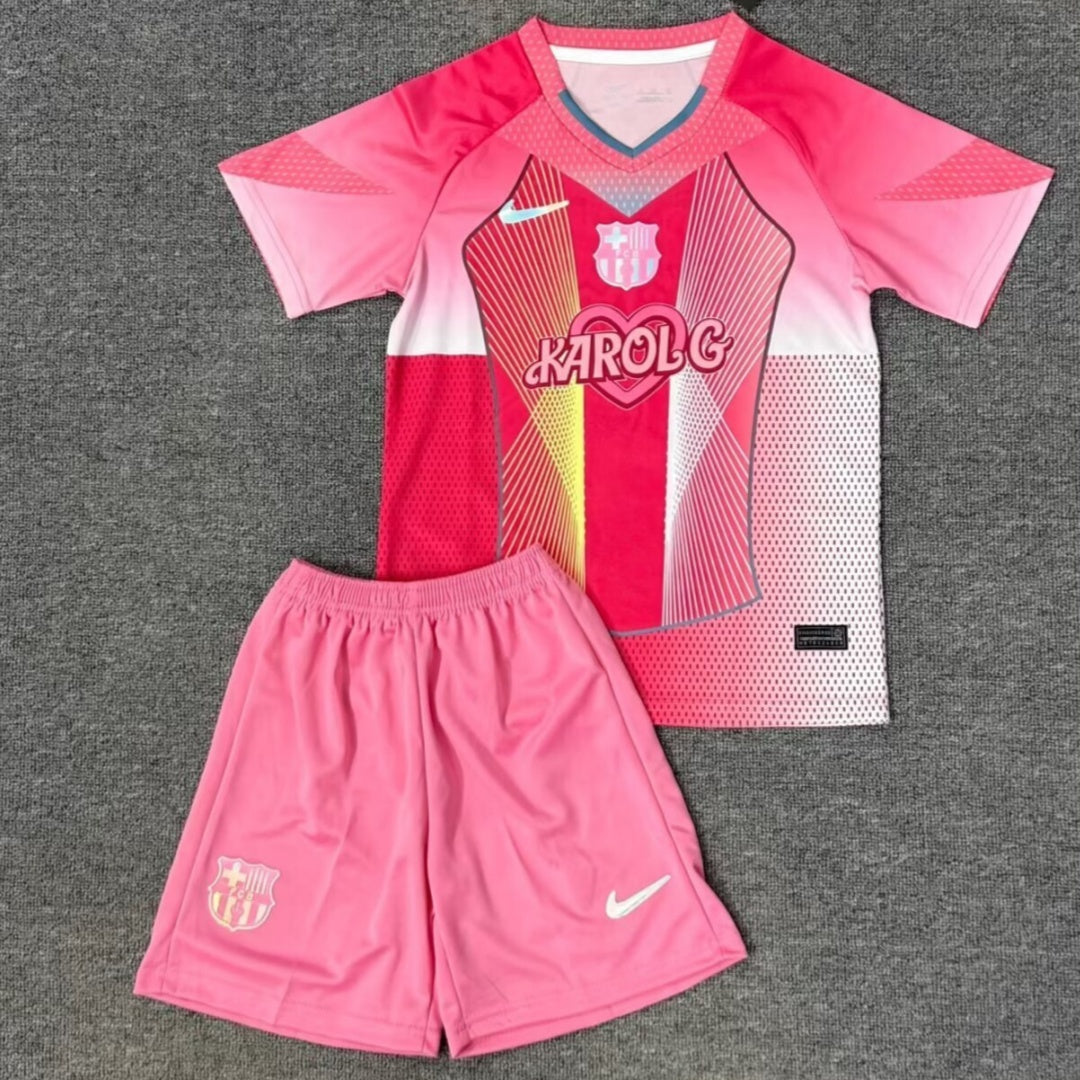 25/26 Ensemble Enfant Barcelone Spécial rose