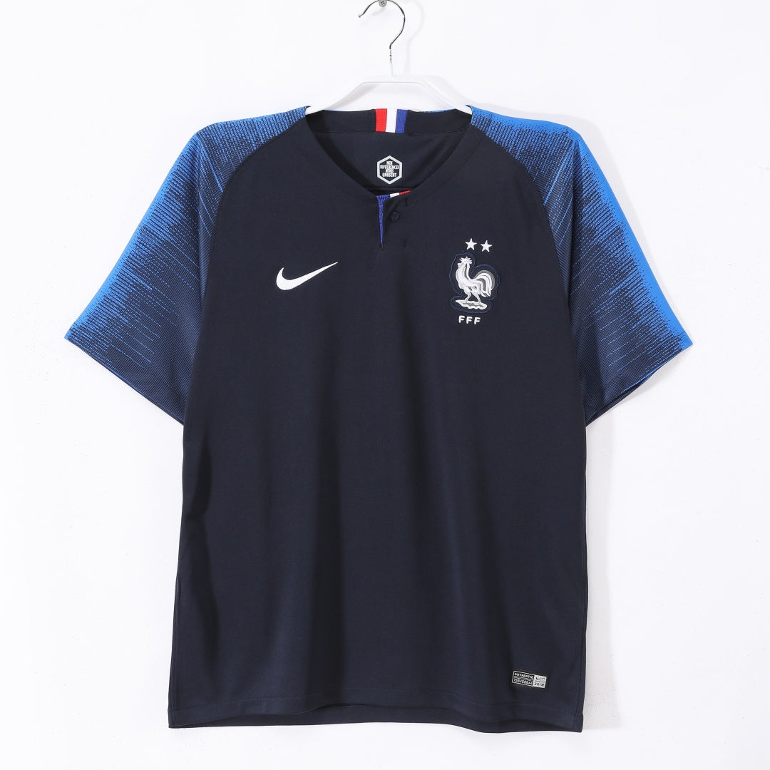 2018 Maillot Retro France Domicile