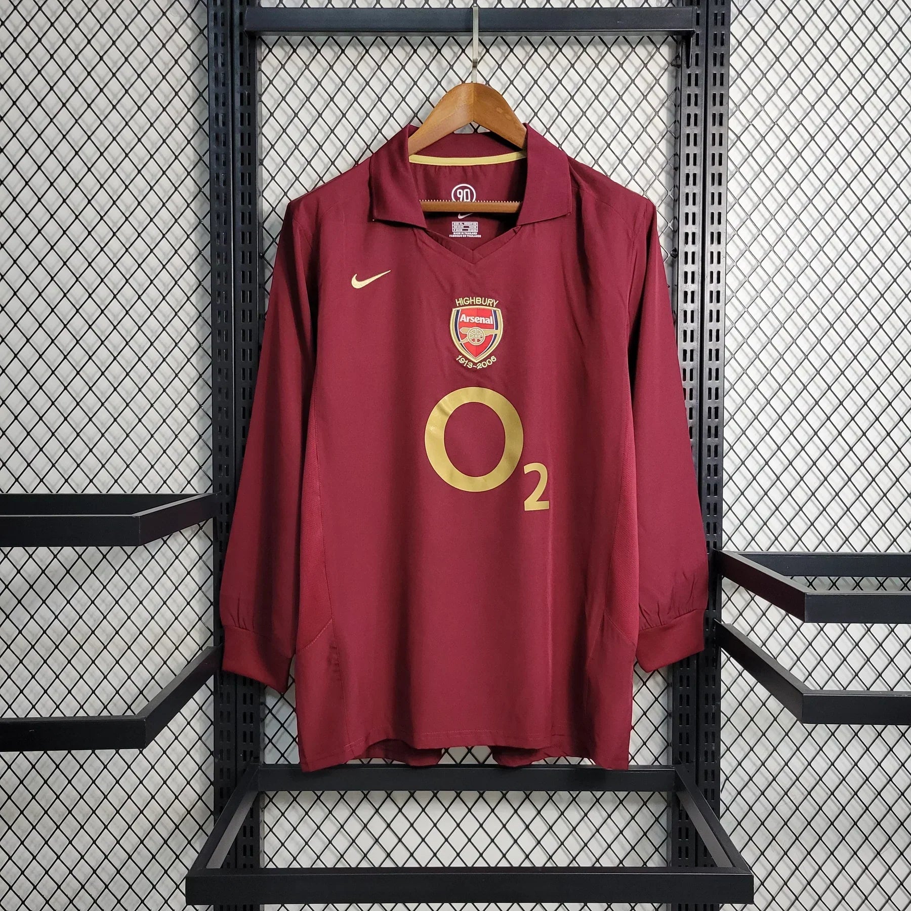 Maillot 05/06 Arsenal Rétro Manches Longues - L'Univers du Maillot