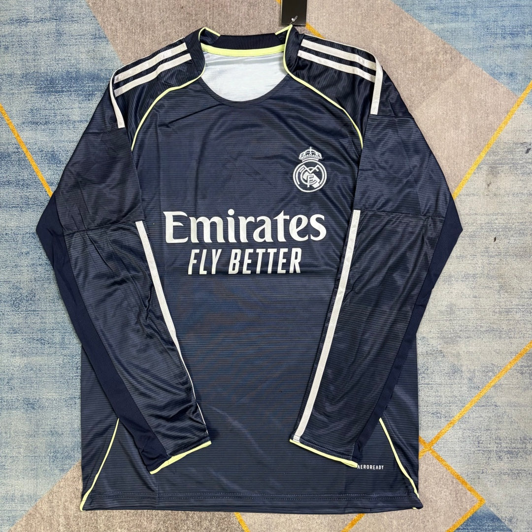 Maillot 25/26 Real Madrid Extérieur Manches Longues