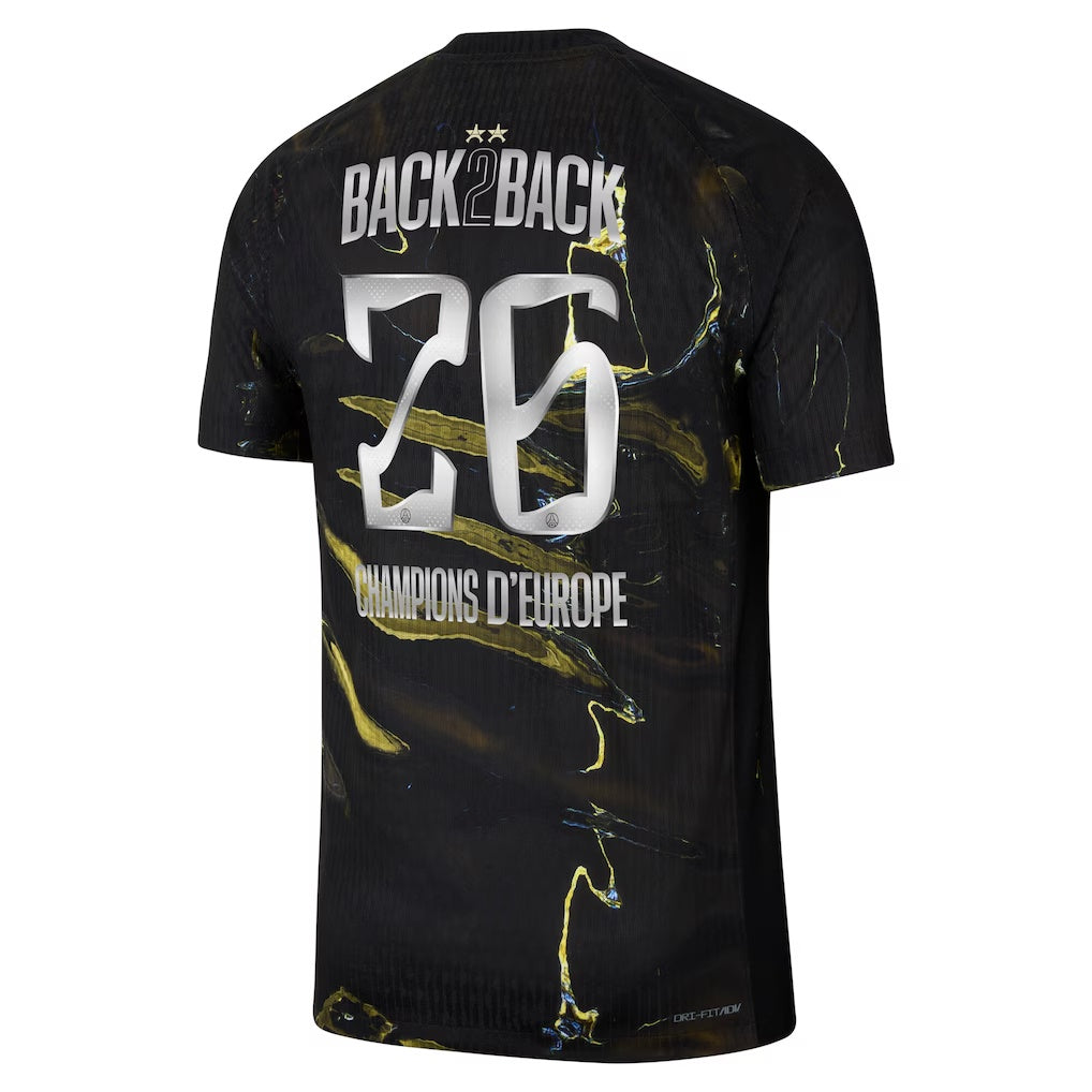 Maillot 25/26 PSG Night Edition Stadium Champions -fan Version (⭐⭐) back2back -26