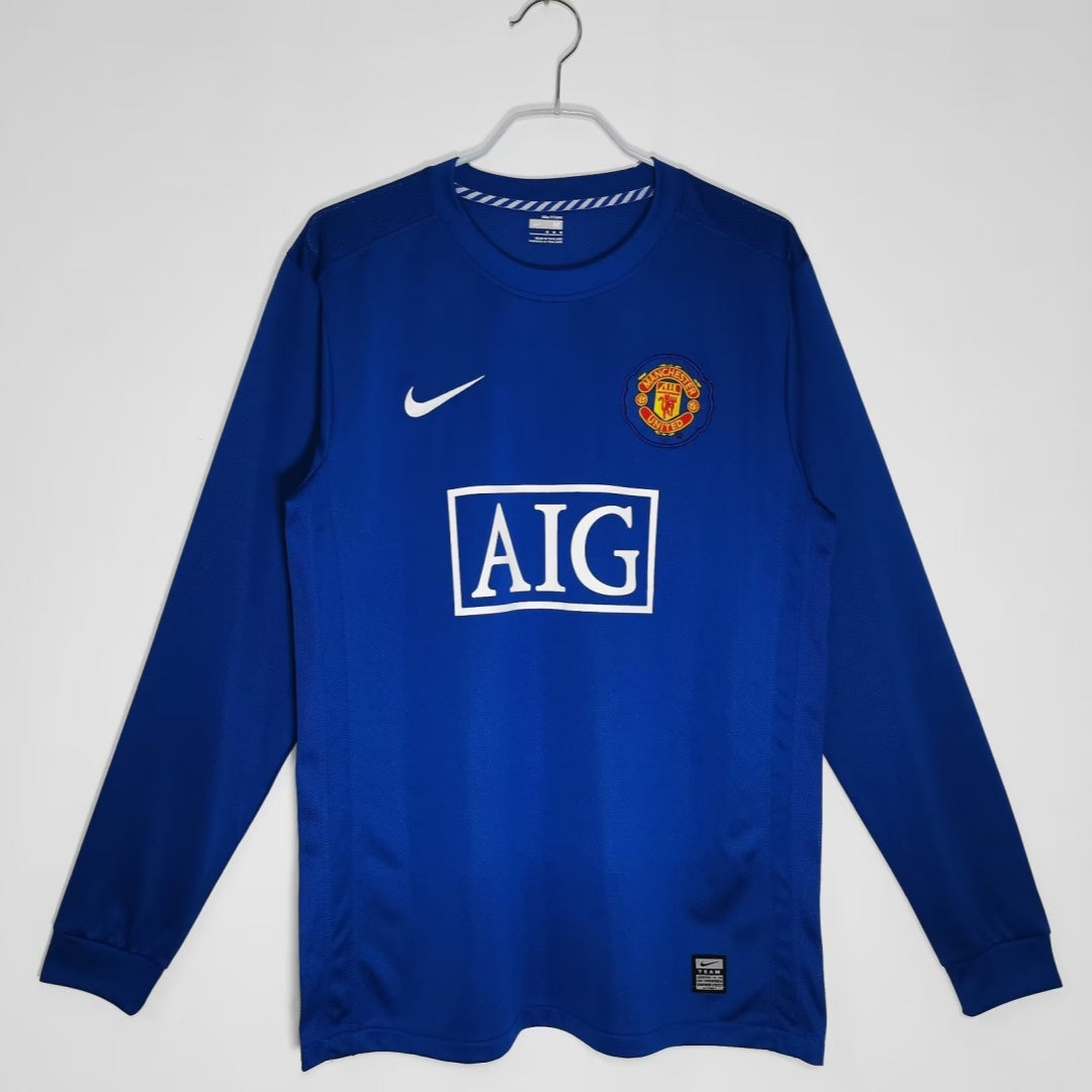 Manchester United maillot third Rétro Manches Longues 2007 2008