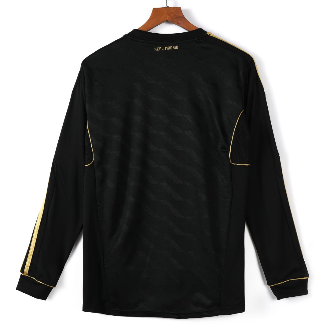 2011-2012 Maillot Retro Real Madrid Extérieur Manches Longues