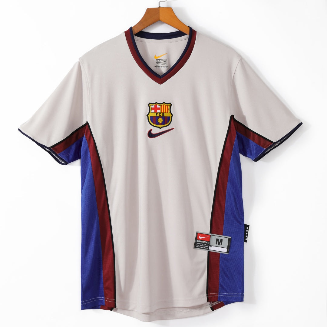 1998-1999 Maillot Barcelone Extérieur Rétro