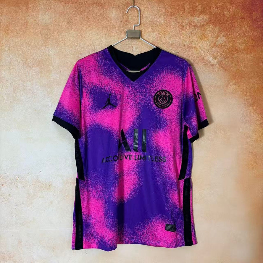 2021-2022 Maillot PSG Third Retro rose