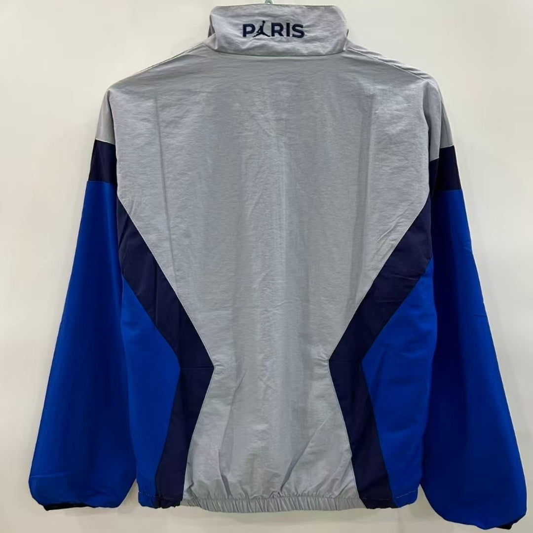 Veste coupe-vent réversible PSG gray