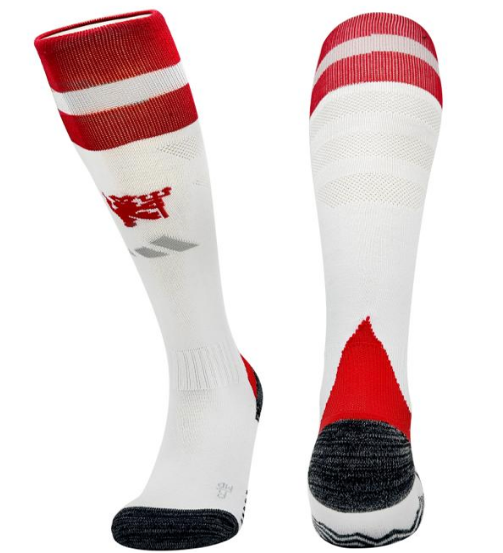 Chaussettes Manchester United Blanc - L'Univers du Maillot